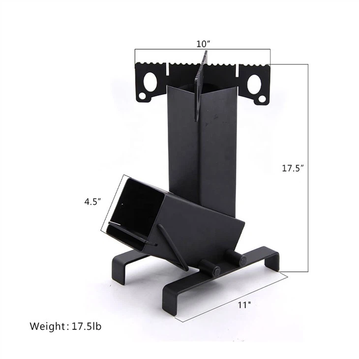 Camping Steel Energy-saving Rocket Pellet Stove