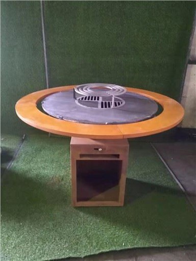 Gril de barbecue en métal extérieur robuste