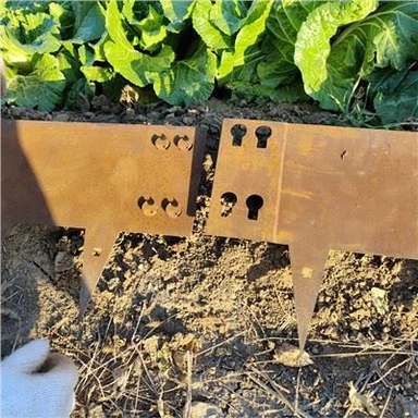 Bordure de jardin en métal