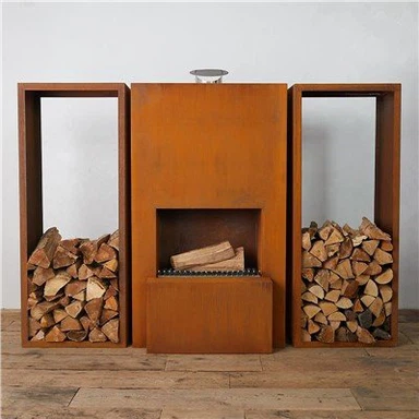 Foyer au charbon de bois