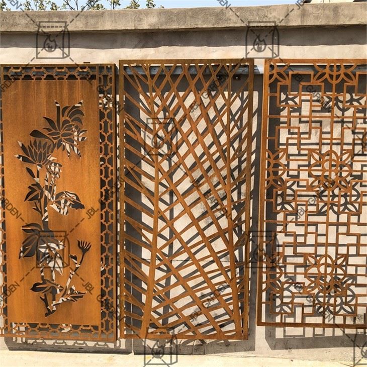 Corten Steel Privacy Room Screen