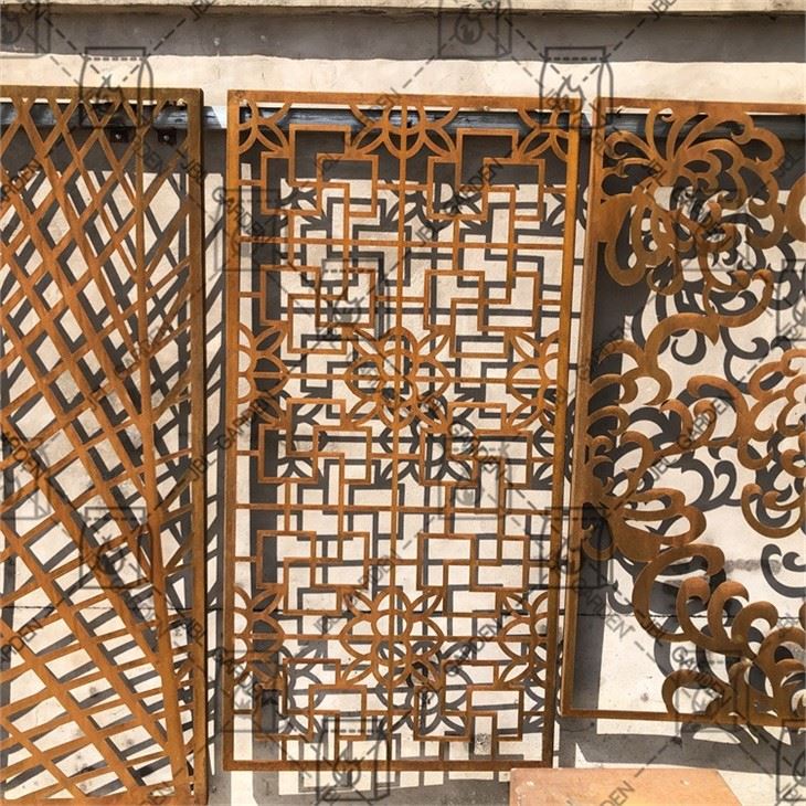 Écran de panneau en acier pour jardin
