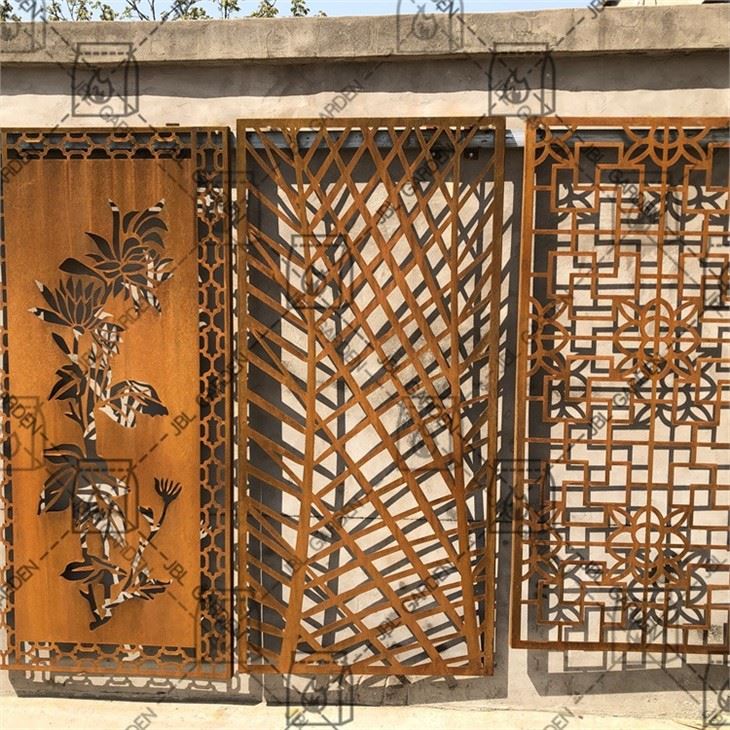 Steel Panel Screen For Garden