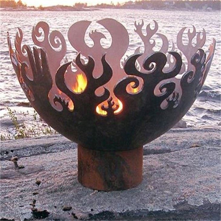 Classic Fire Pit Ball Outside Decoration