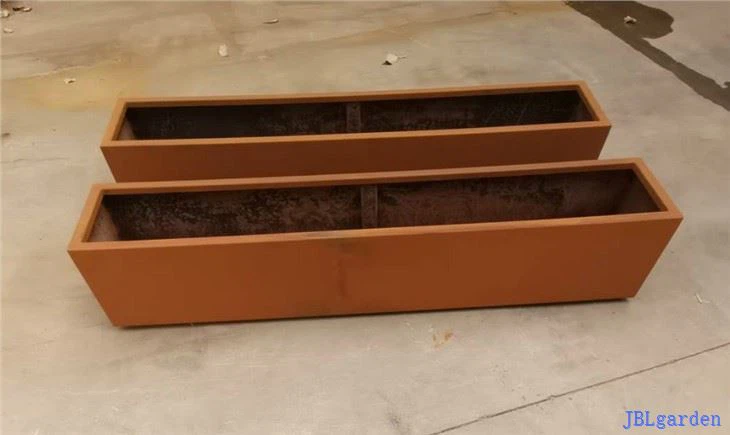 Corten Extra Large Trough Planter