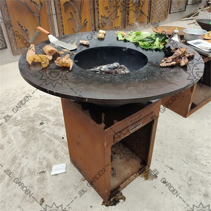 Corten Steel Barbeque Grills