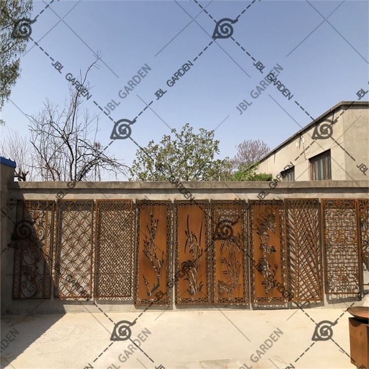 Decorative Perforated Metal Screen Privacy Screen