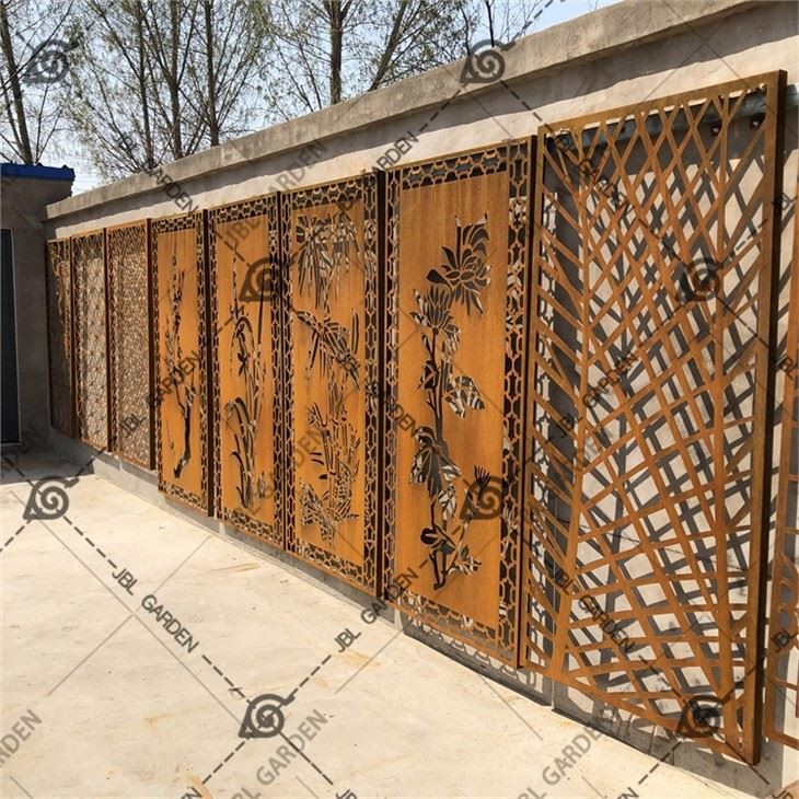 Decorative Perforated Metal Screen Privacy Screen