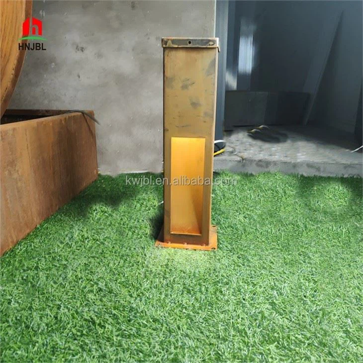 Rust Colour Bollard Light