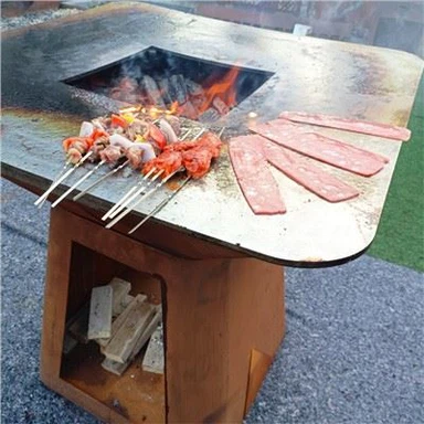 Barbecue à Corten