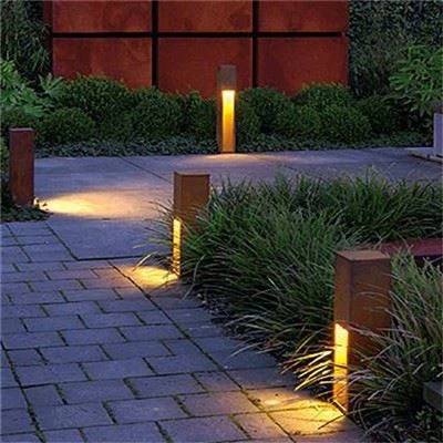 Lumières de poteau de borne