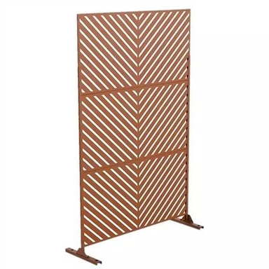Écrans décoratifs en acier Corten