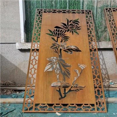 Écrans en acier Corten