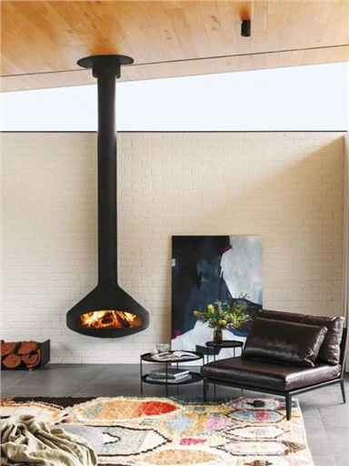 Cheminée Suspendue Décorative