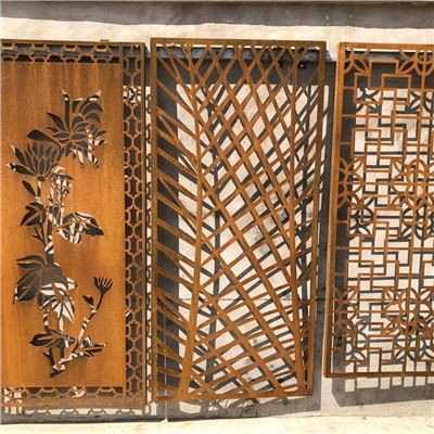 Panneaux d'écrans en métal d'art d'intimité de jardin
