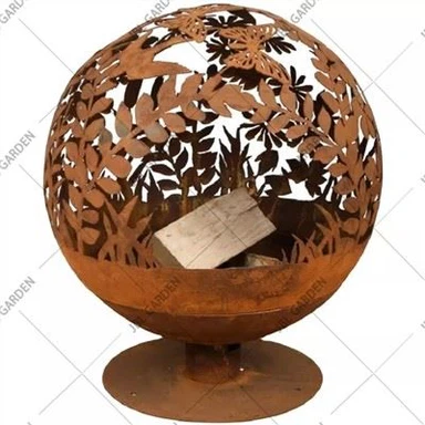 Boule de foyer en métal