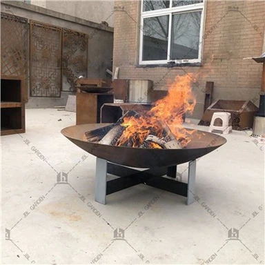 Jardin extérieur en acier Treasures Fire Pit