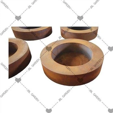 Couvercle de foyer rond en acier