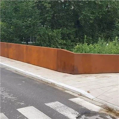 Bordure métallique en acier