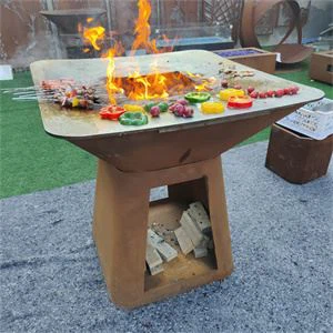 Brasero Fire Pit BBQ robuste