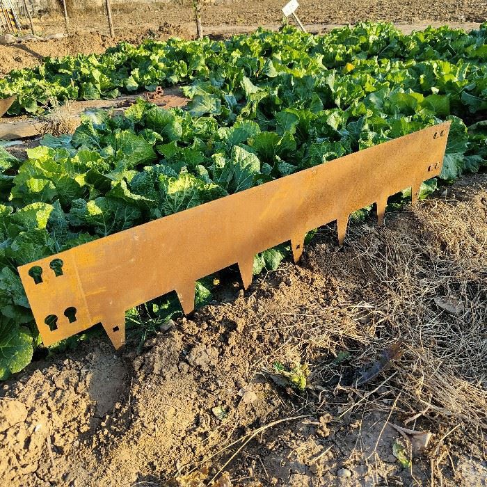 Bordure de jardin flexible en Corten