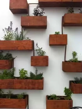Corten Steel Living Wall Planters