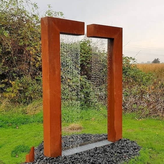 Garden Ornaments Steel Rain Curtain