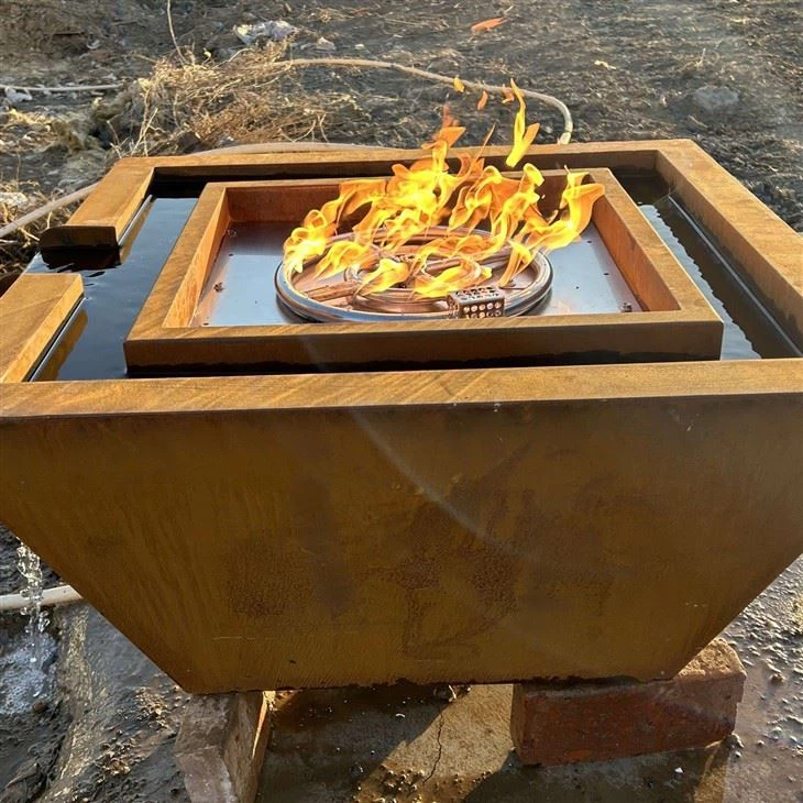 JBL Gas Heater Fire Pit Fountain Water Bowl Feature