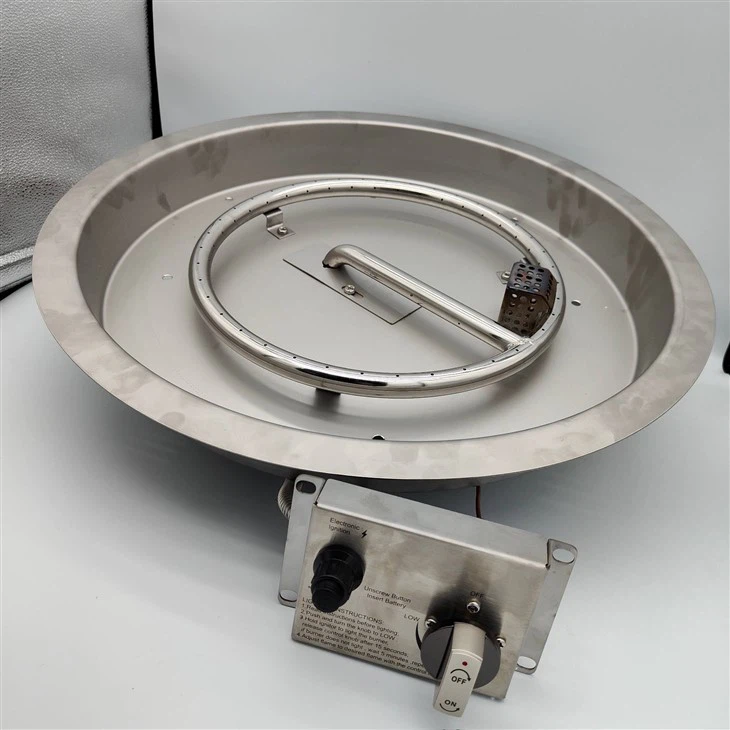 Round Gas Firepit Burner