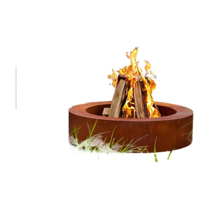 Rusty Metal Fireplace&BBQ