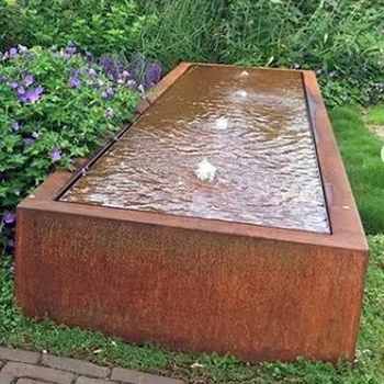 Caractéristique de l'eau de rideau d'eau en métal