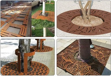 Tailles des grilles d’arbres pour trottoir