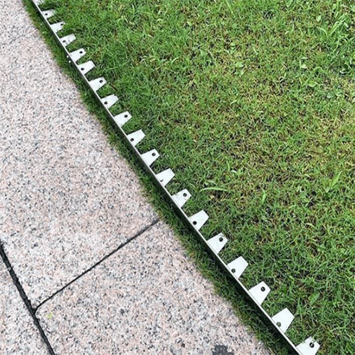 Bordure de jardin en acier inoxydable
