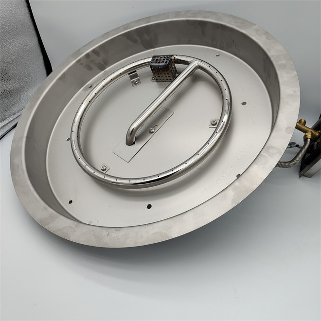 Brûleur de foyer à gaz en acier inoxydable