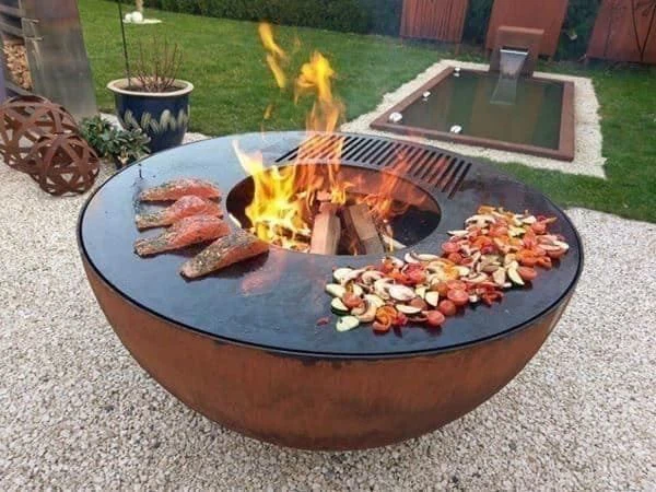 Wood Burning Metal Brasero Fire Pot